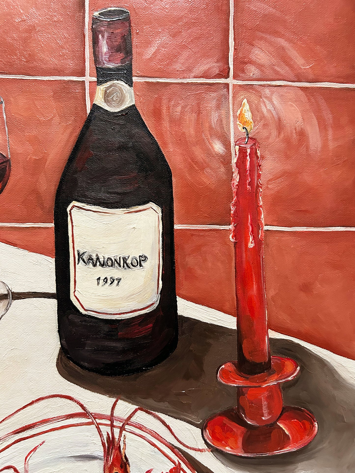 'Red Red Wine' Art Print