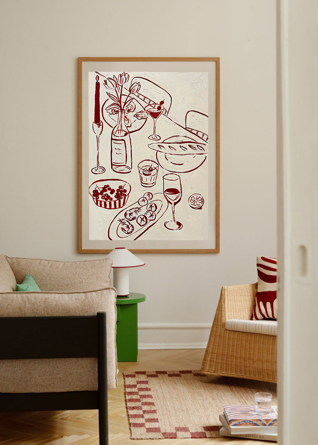 'Come Dine With Me' Original Painting