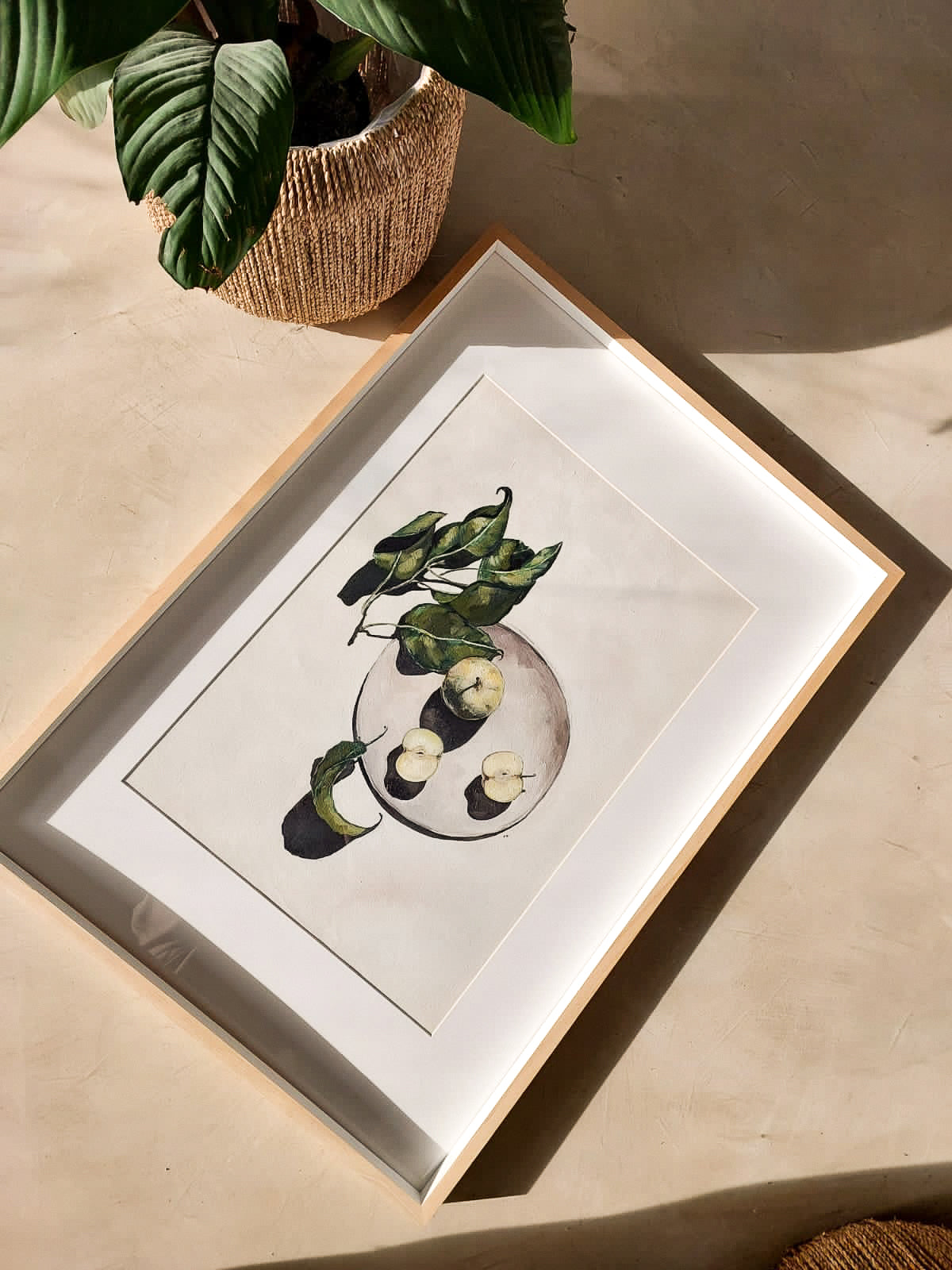 'Golden Yellow Apples' Art Print