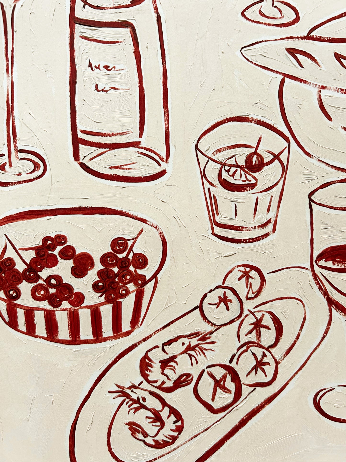 'Come Dine With Me' Original Painting