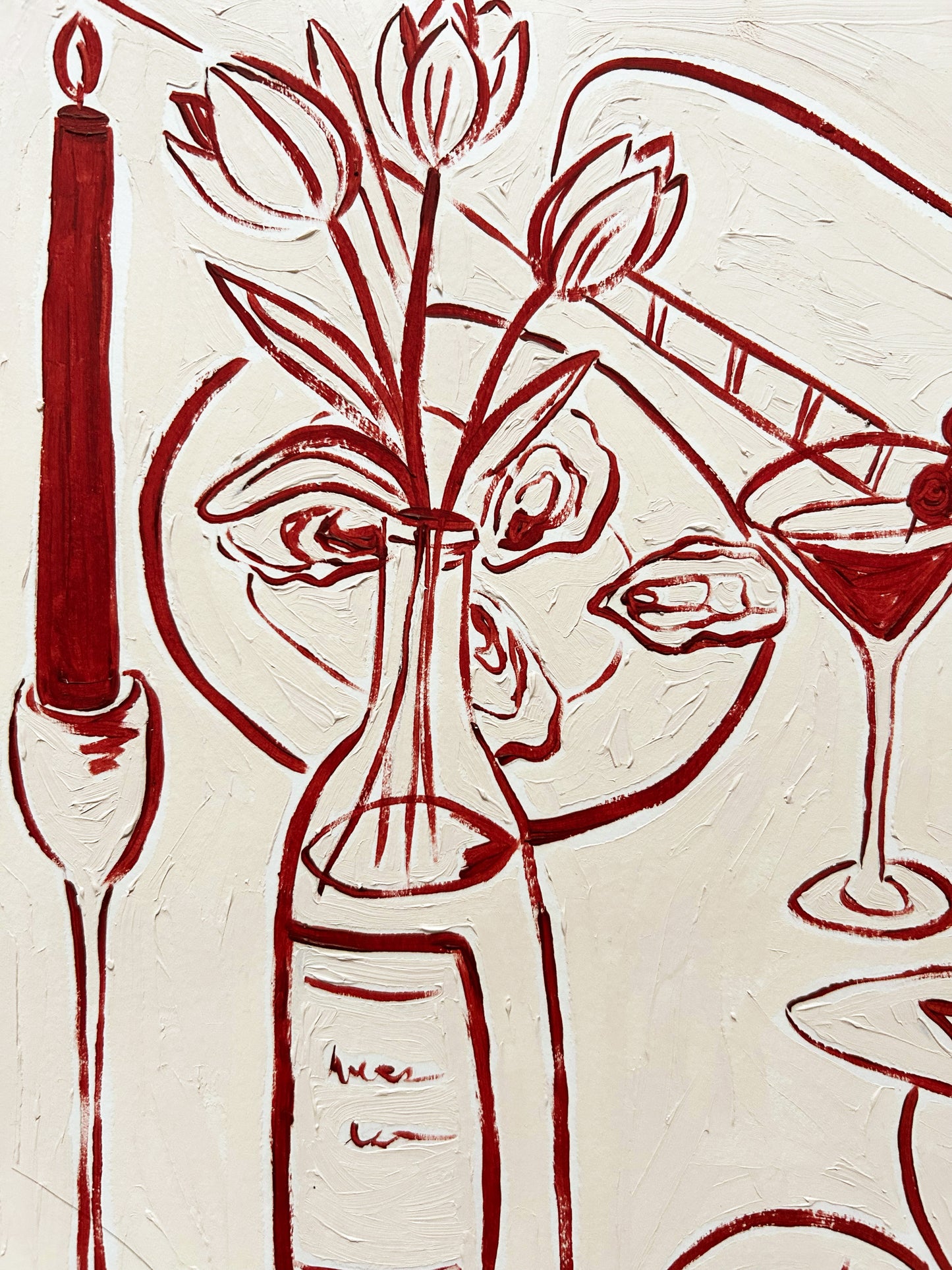 'Come Dine With Me' Original Painting