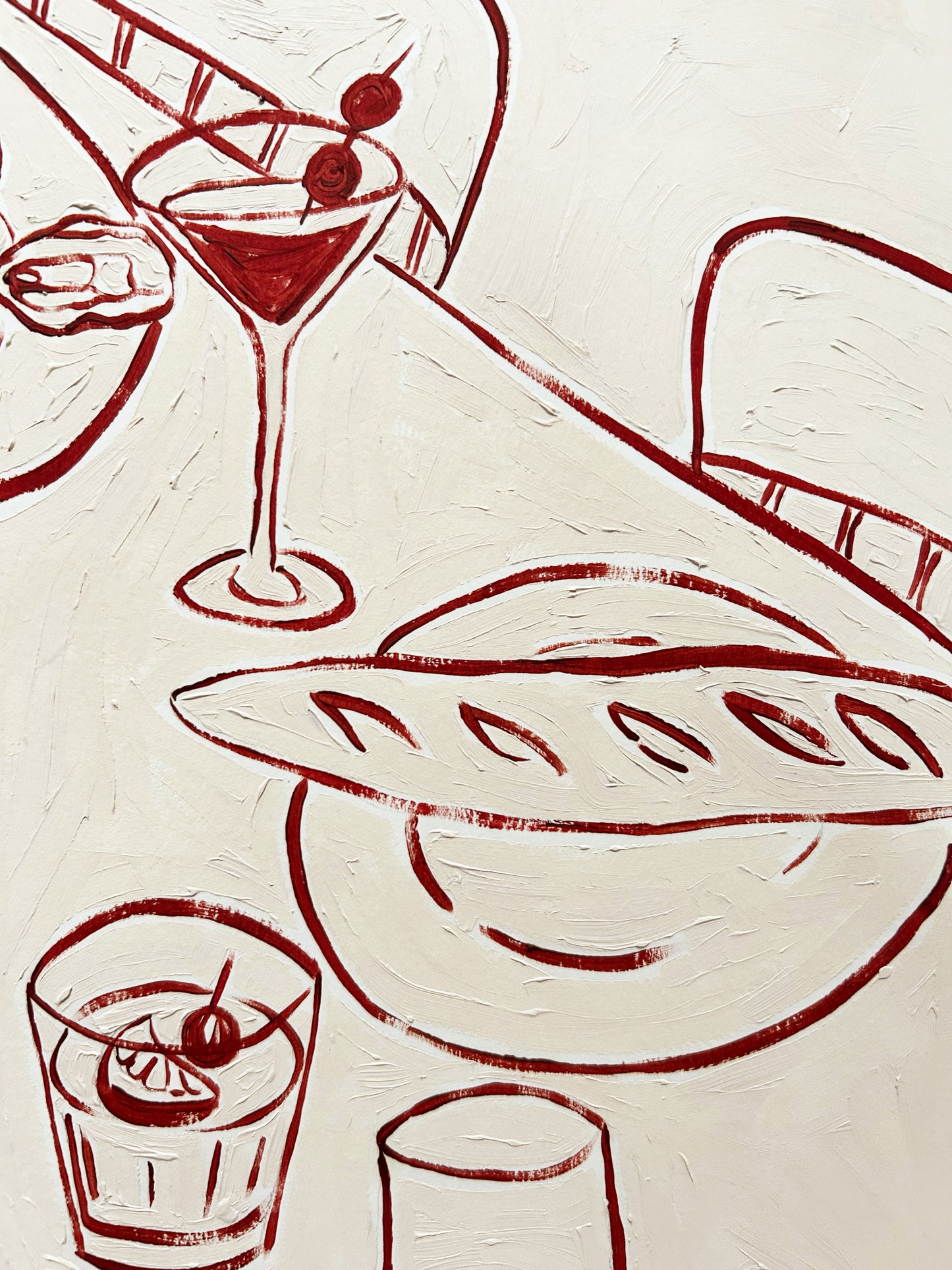 'Come Dine With Me' Original Painting