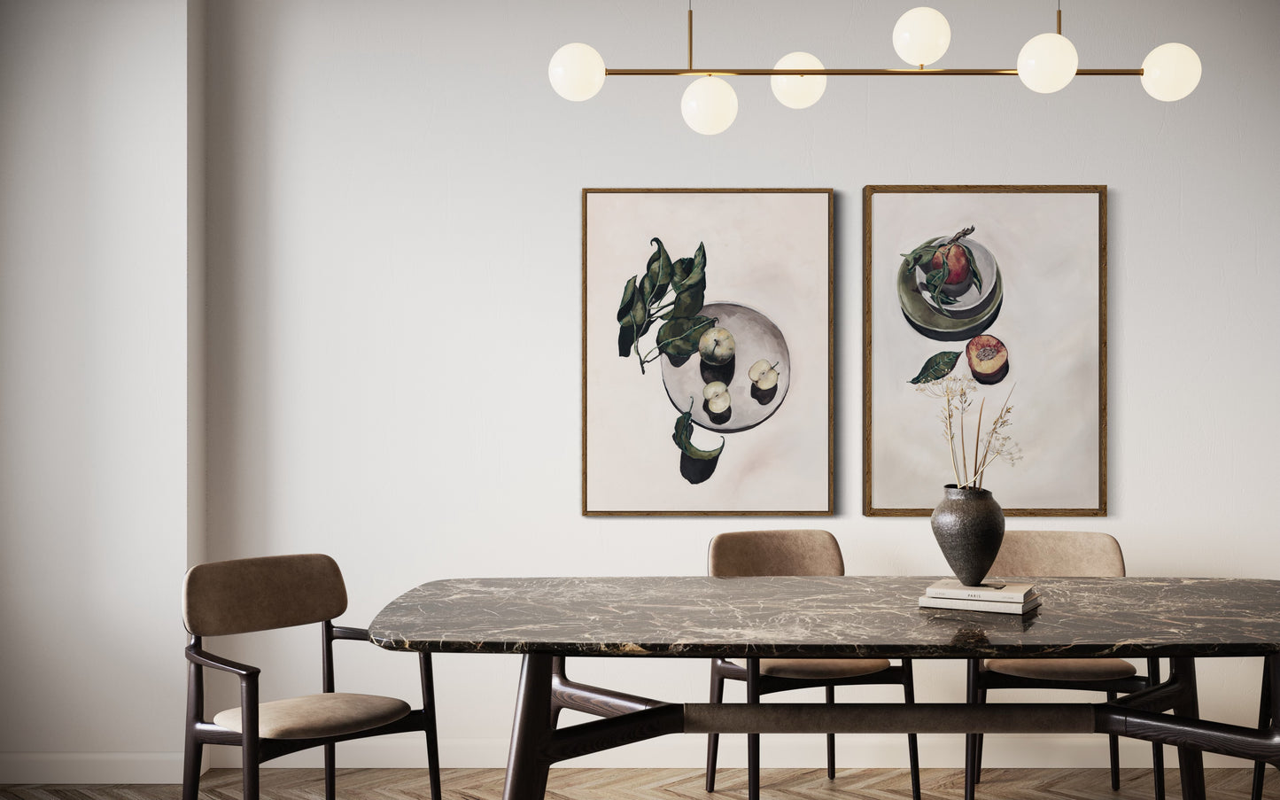 'Golden Yellow Apples' Original Painting