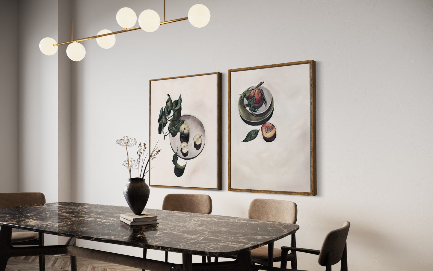 'Golden Yellow Apples' Original Painting