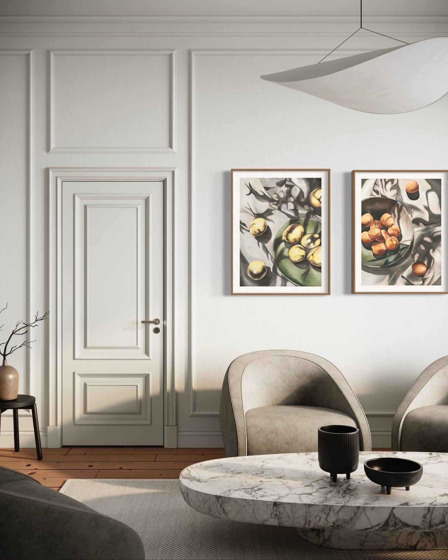 'Lemon Shadow' Art Print