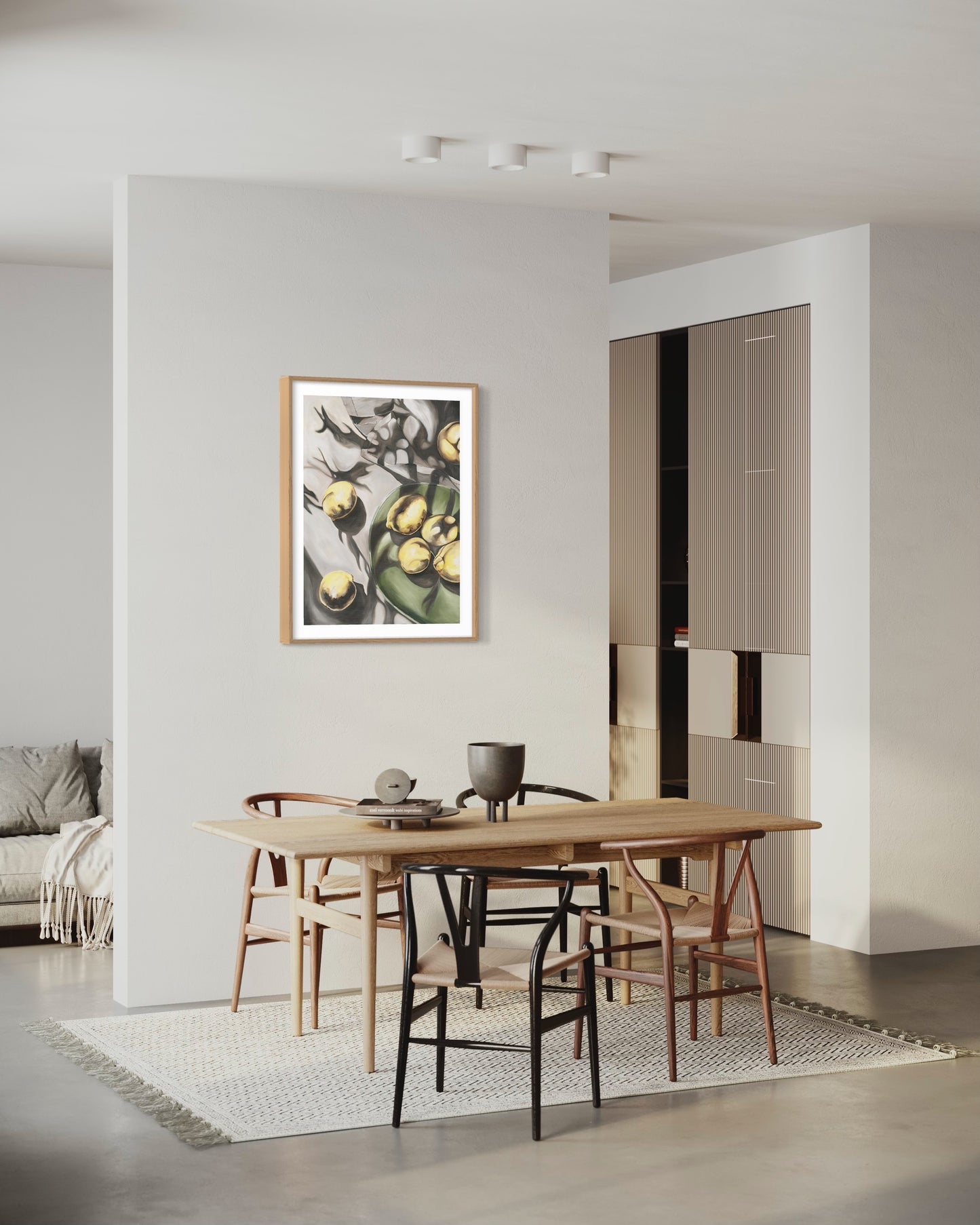 'Lemon Shadow' Art Print