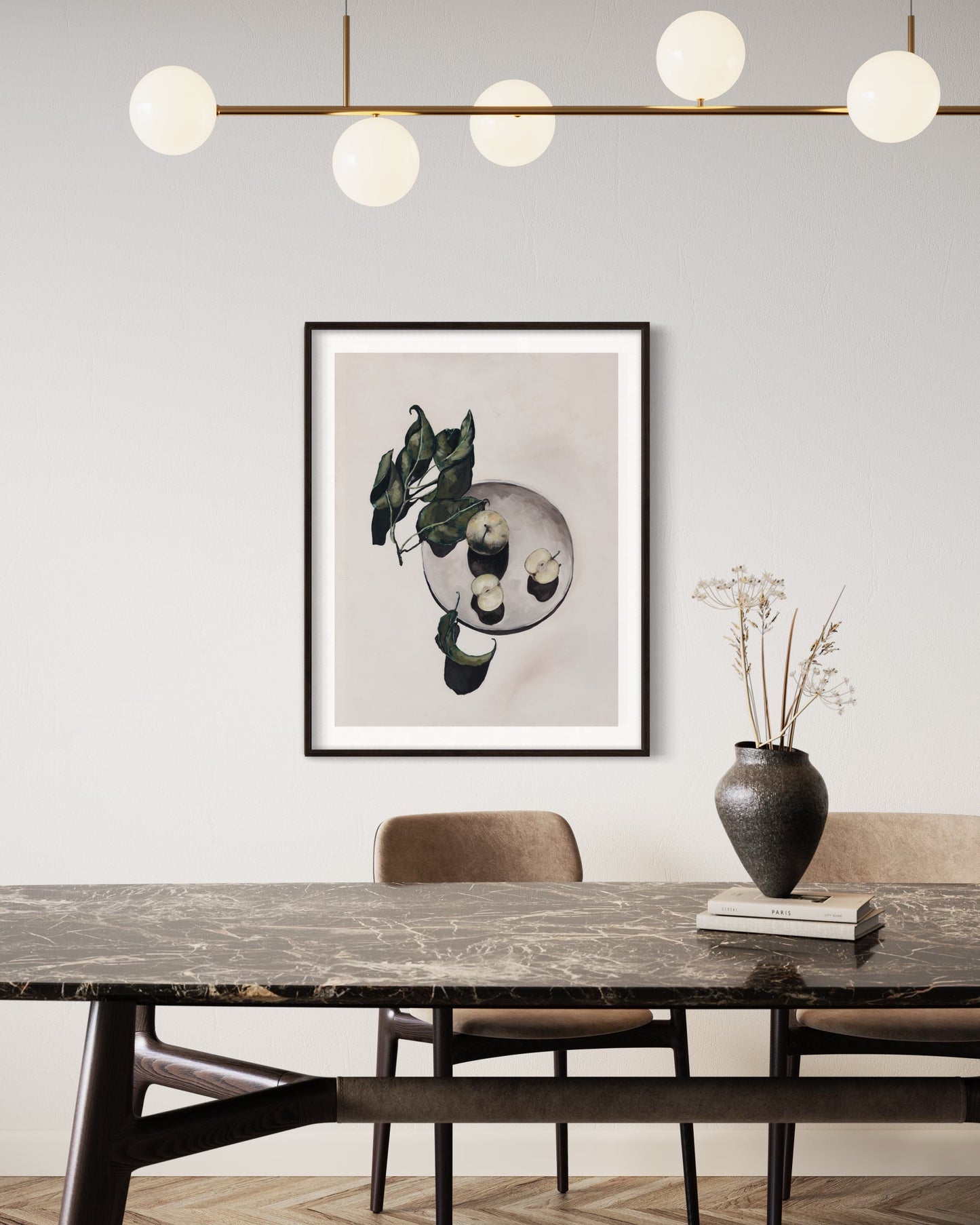 'Golden Yellow Apples' Art Print