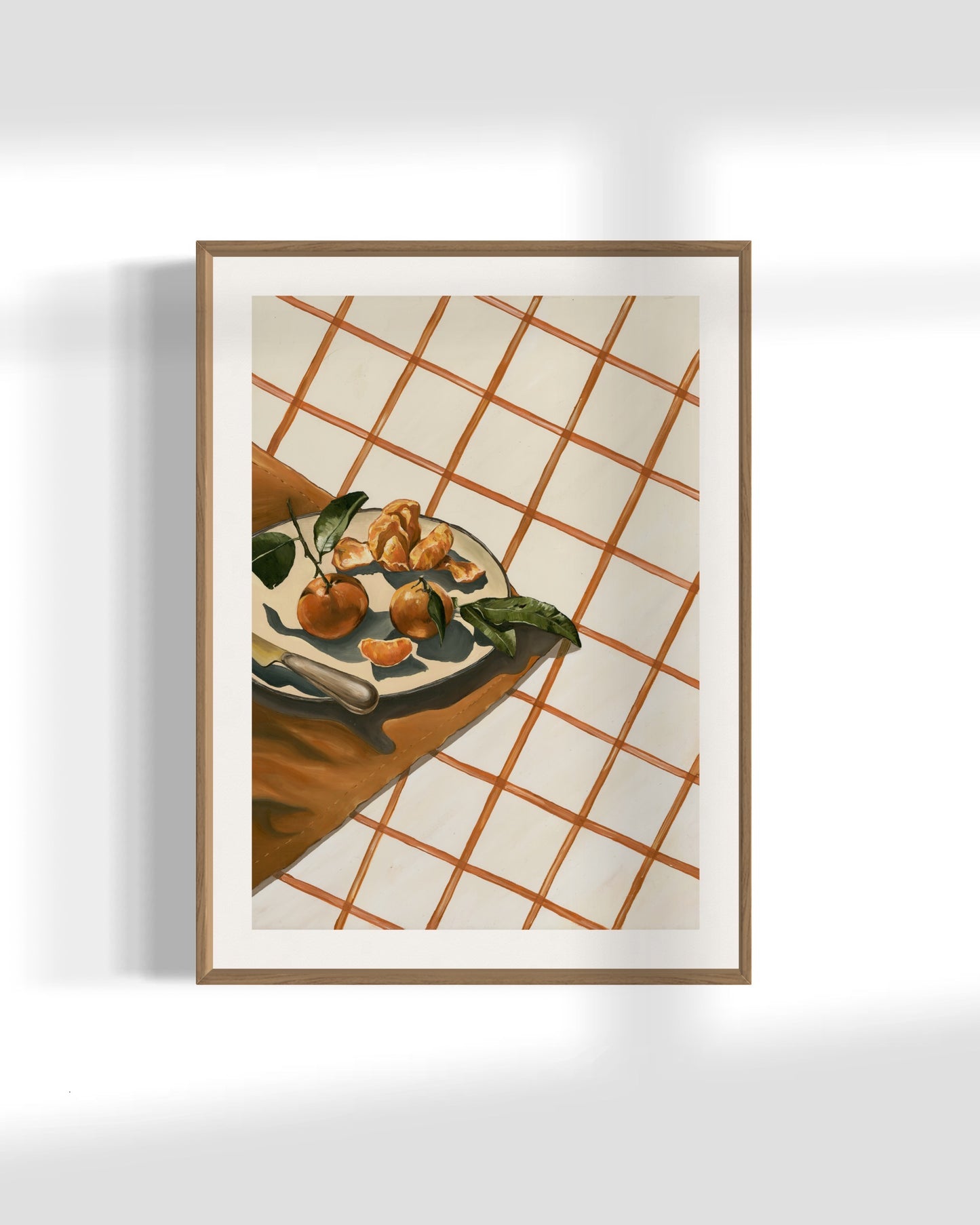 'Orange Picnic' Art Print