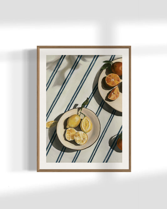 'Citrus Picnic' Art Print