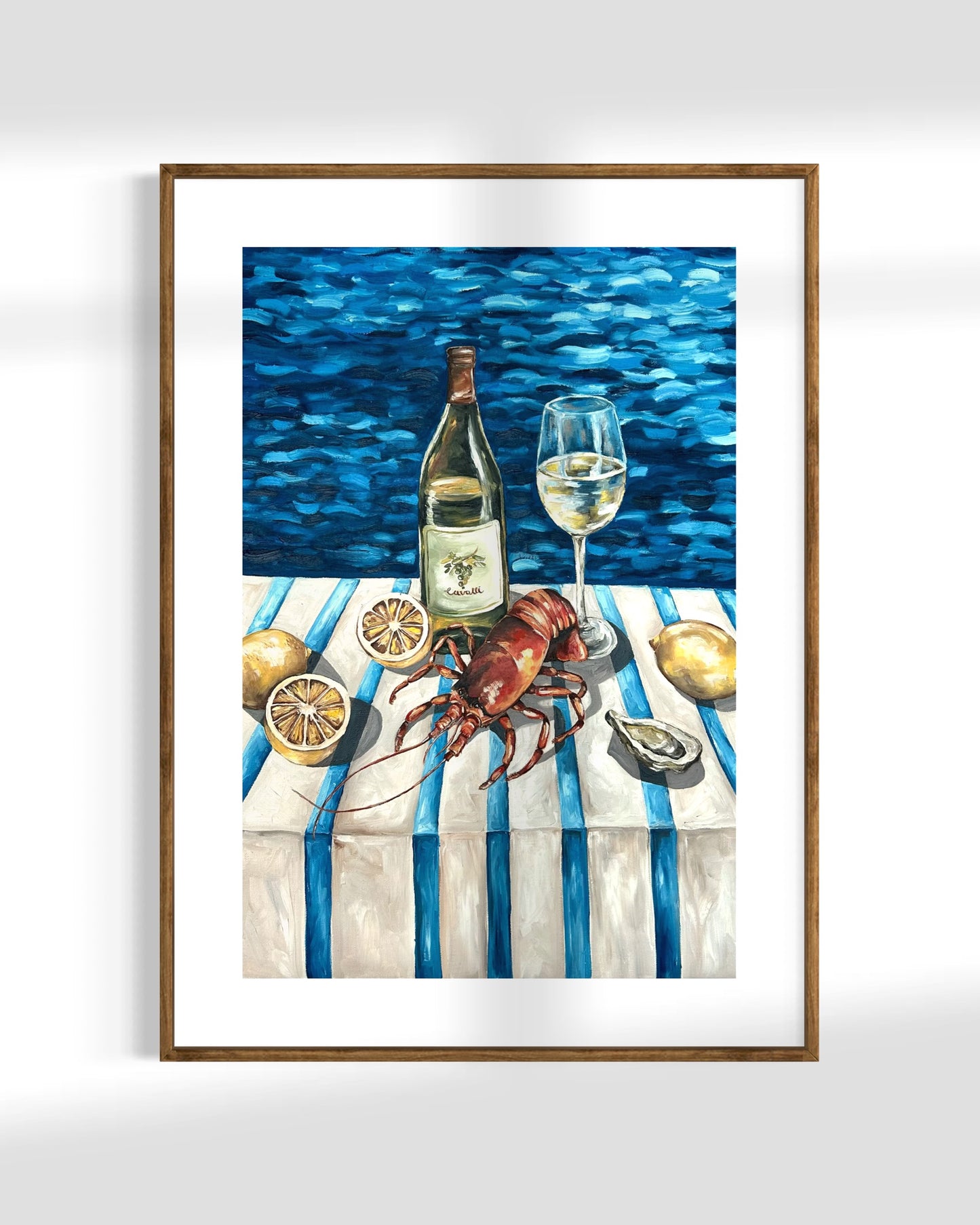'Kreef & Vino' Art Print
