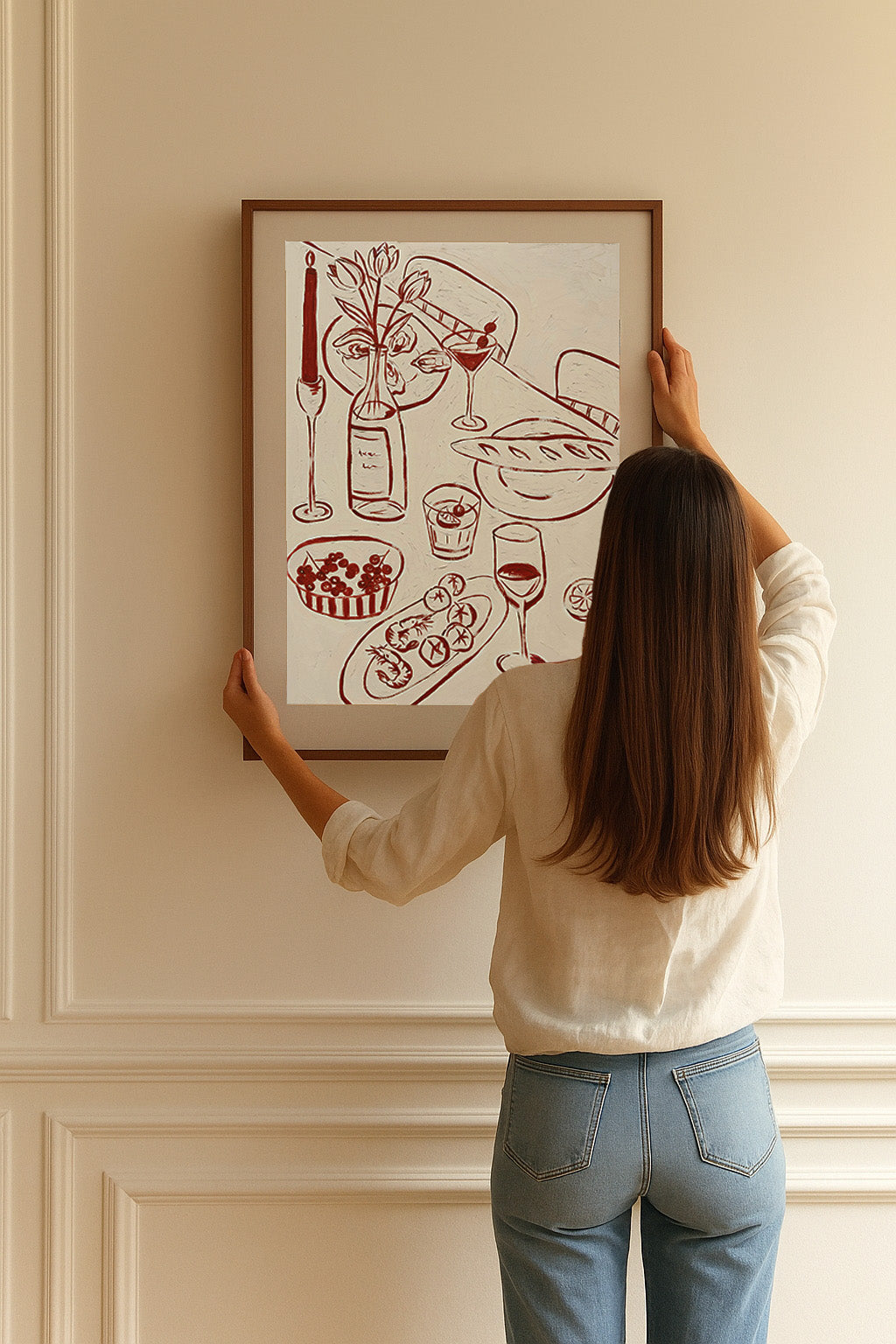 'Come Dine With Me' Original Painting